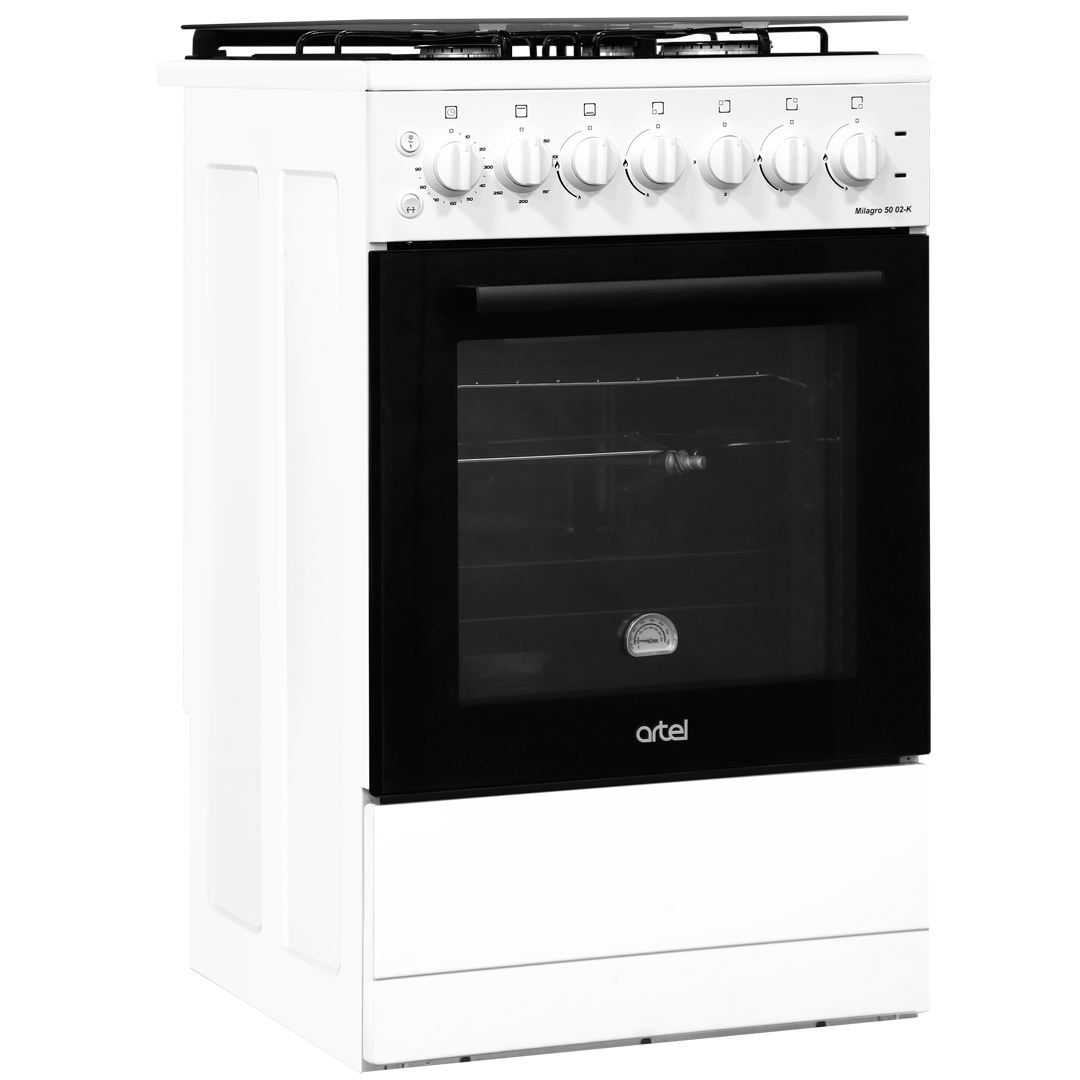 Комбинированная кухонная плита Artel Milagro 50 02-K White